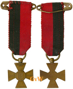 Herinneringskruis 1874-1924 Brandweer Amsterdam
