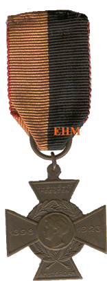 Herinneringskruis 1923 in brons