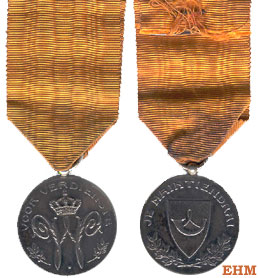 Zilveren Eremedaille van de Huisorde van Oranje