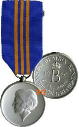 Herinneringsmedaille bezoek Nederlandse Antillen