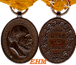 Medaille voor IJver en Trouw in brons