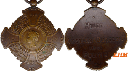 Herinneringskruis 1898 in brons