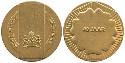 Gouden Penning voor 40 jaar