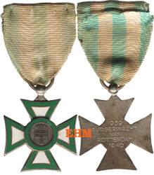 Herinneringskruis 1939-1940 Burgerwacht van Rotterdam