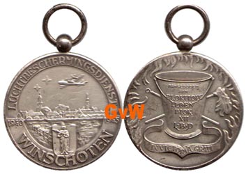 Herinneringsmedaille Luchtbeschermingsdienst 1940-1945 Winschoten